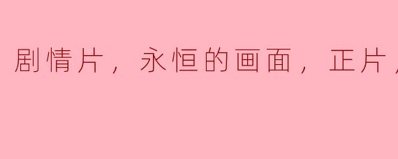 什么是“永恒的画面”这部剧情片的主要内容和主题？