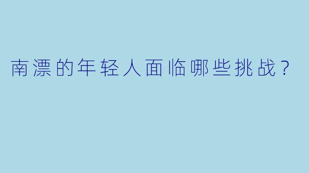 南漂的年轻人面临哪些挑战？