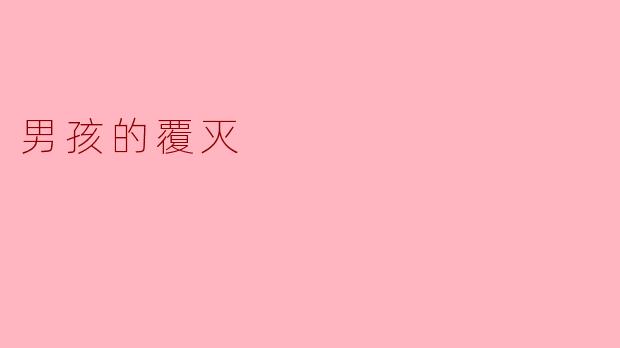 男孩的覆灭:成长中的迷失与觉醒