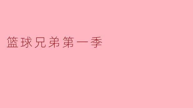 篮球兄弟第一季:友谊与梦想的交织