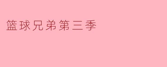 篮球兄弟第三季