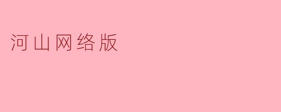 河山网络版