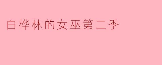 白桦林的女巫第二季