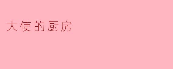 大使的厨房