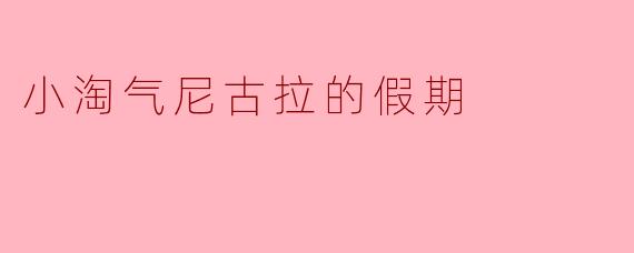 小淘气尼古拉的假期冒险