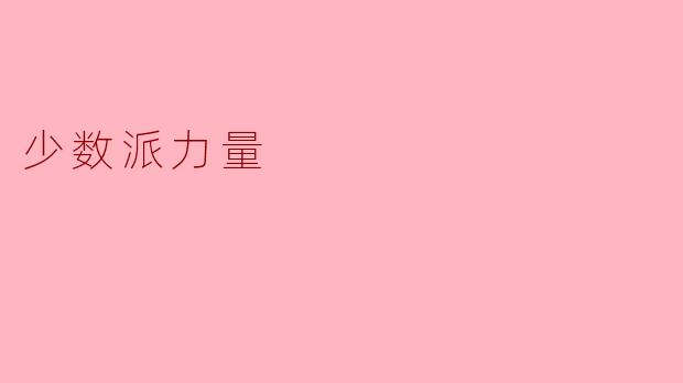 少数派力量