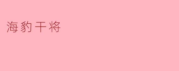 海豹干将