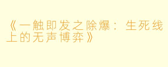 《一触即发之除爆：生死线上的无声博弈》