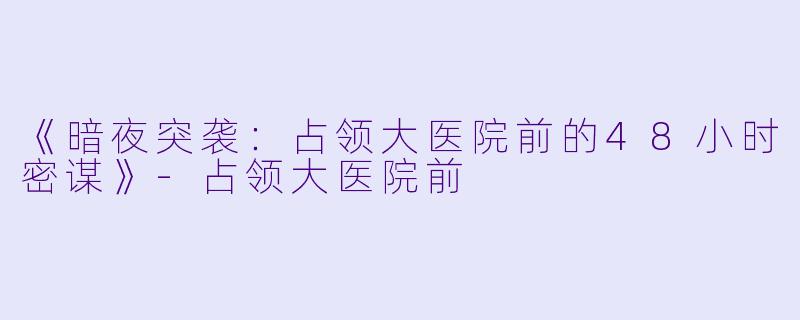 《暗夜突袭：占领大医院前的48小时密谋》