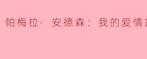 《帕梅拉·安德森：我的爱情故事——从荧幕女神到真实人生的爱与觉醒》